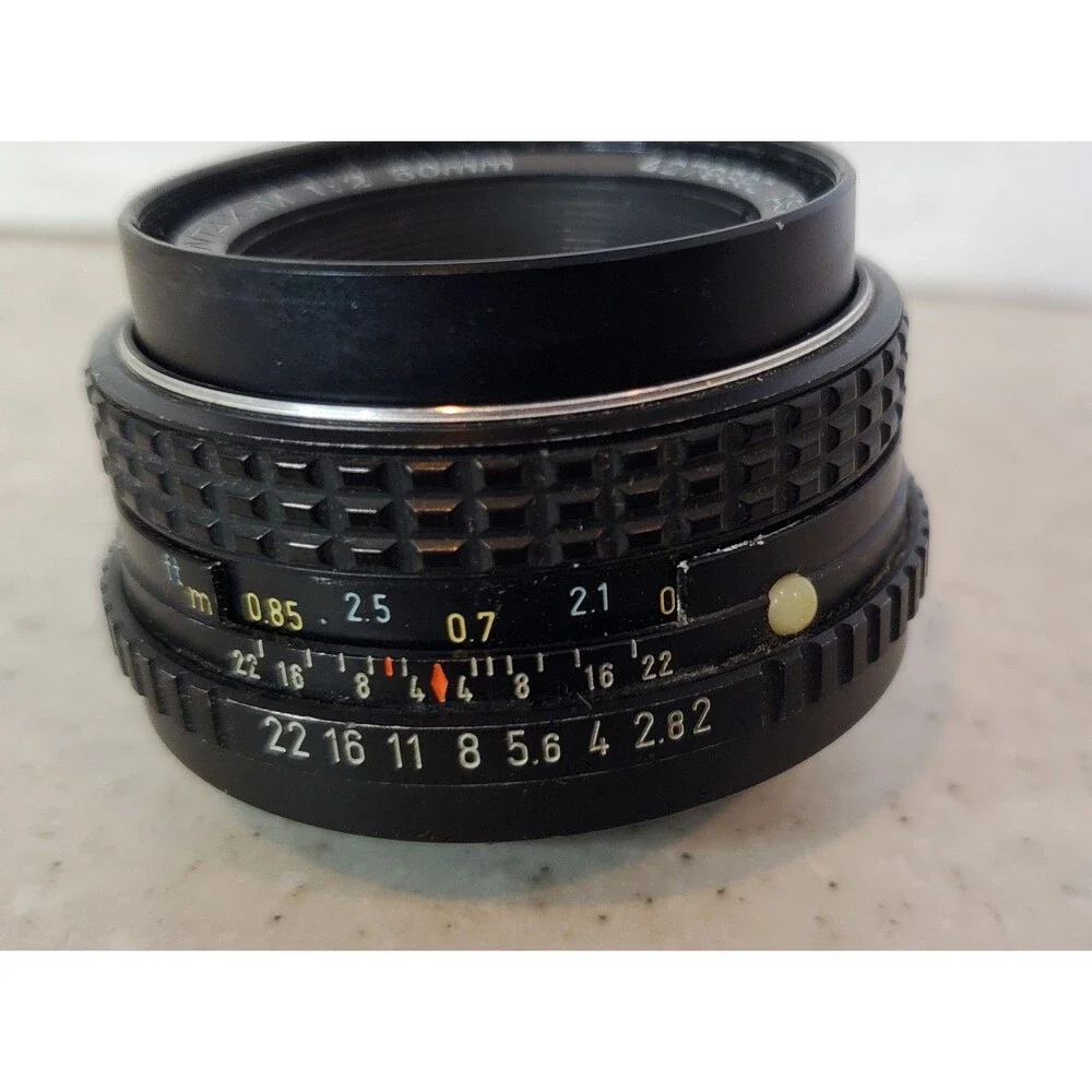 Vintage SMC Pentax-M 50mm f/2 Manual Focus Lens Asahi Optical K Mount Japan